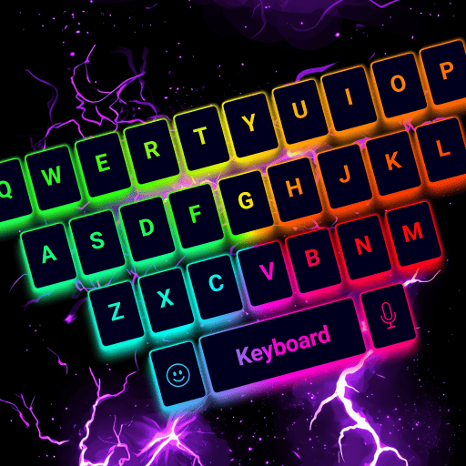 LED Keyboard Neon Themes Glow