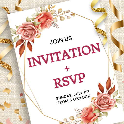 Invitation Card Maker + RSVP