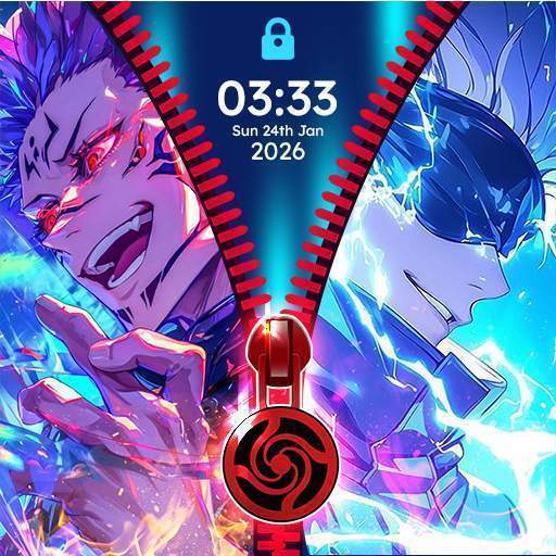 Zipper Lock Screen - Wallpaper