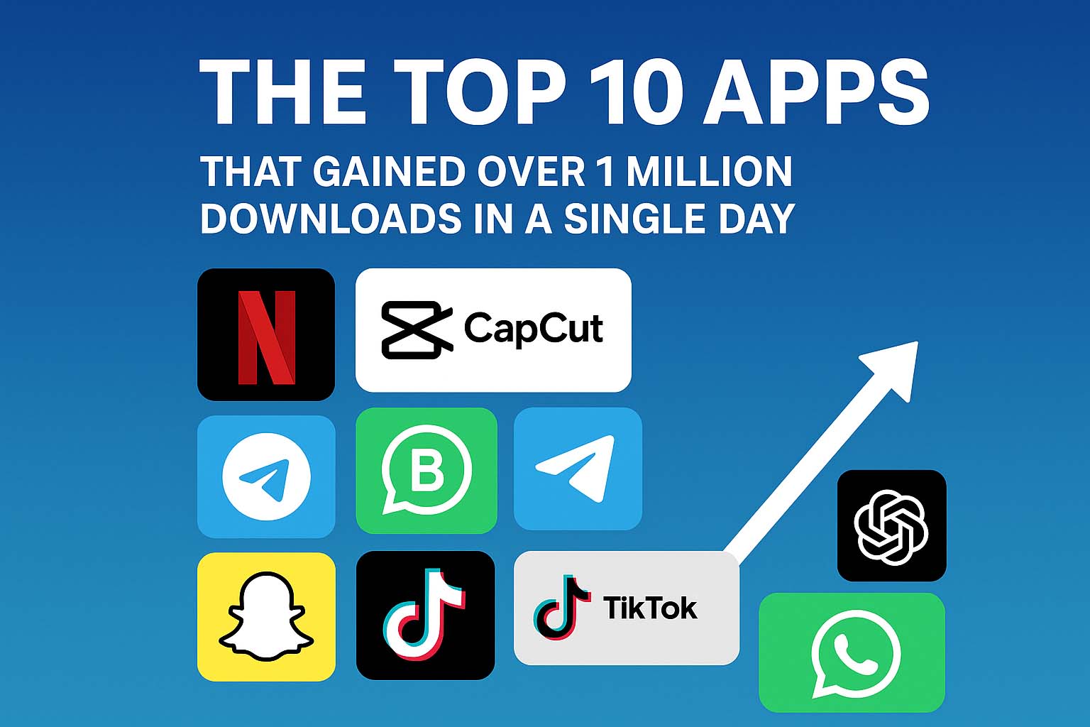 Top Dogs: Top 10 Apps That Gained Over 1 Million Downloads In The Past 24 Hours (Sept 12- Sept 13, 2025)