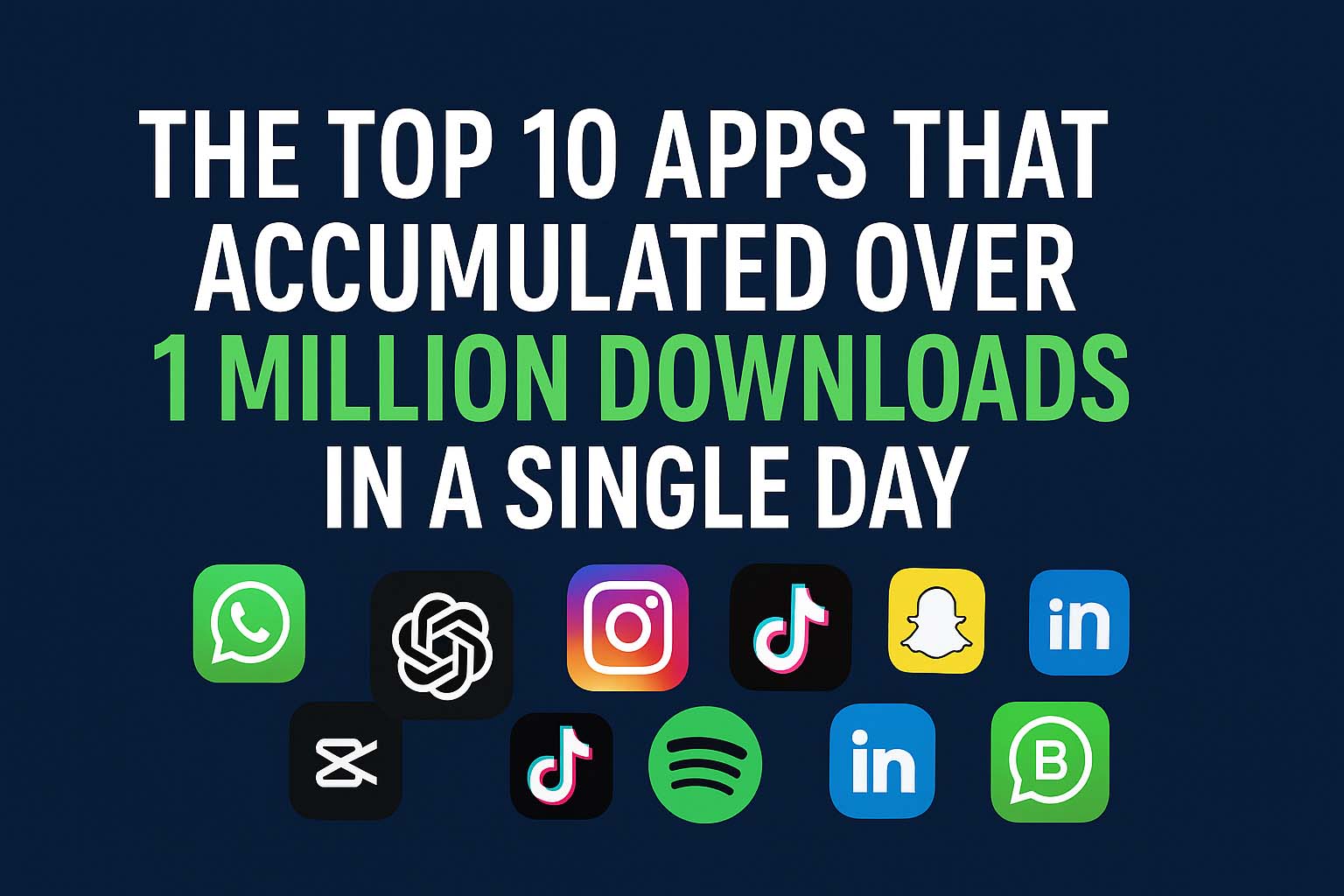 Top Dogs: Top 10 Apps That Gained Over 1 Million Downloads in a Single Day (Sept 15 – Sept 16, 2025)