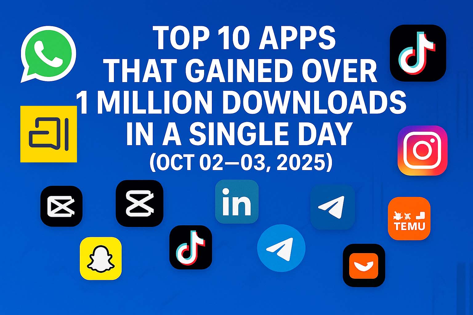 Top Dogs: Top 10 Most Downloaded Apps on Play Store (Oct. 2 - Oct. 3, 2025)